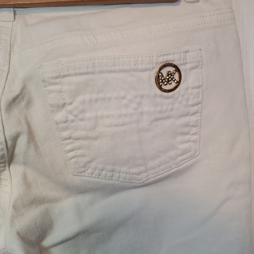Michael Kors Women's White Jeans - Picture 3 of 9